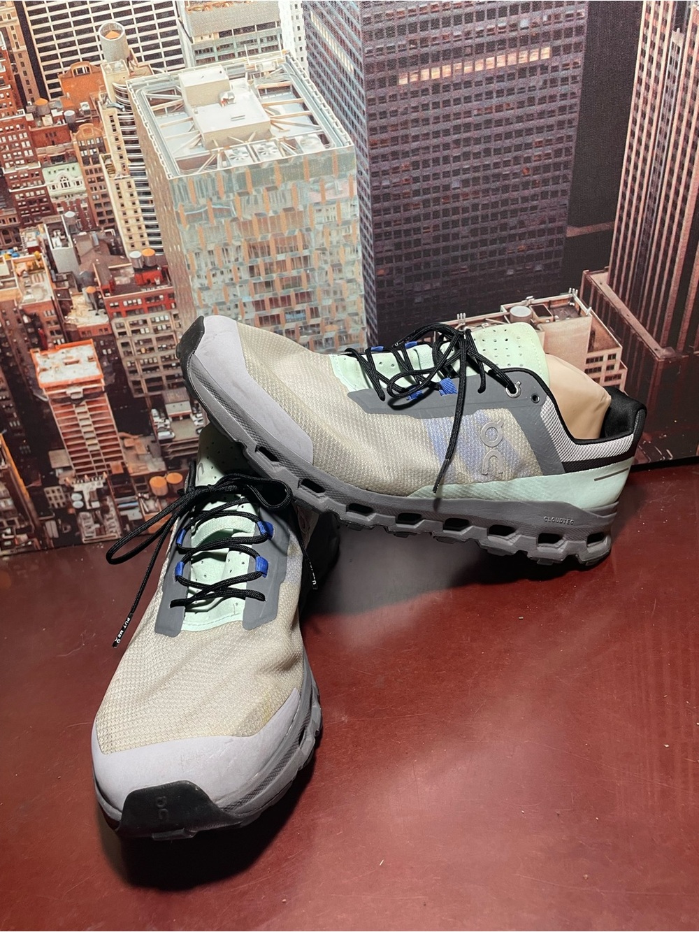 On Cloudrunner Gray Mens Size 12.5 Athletic Running Shoes Sneakers